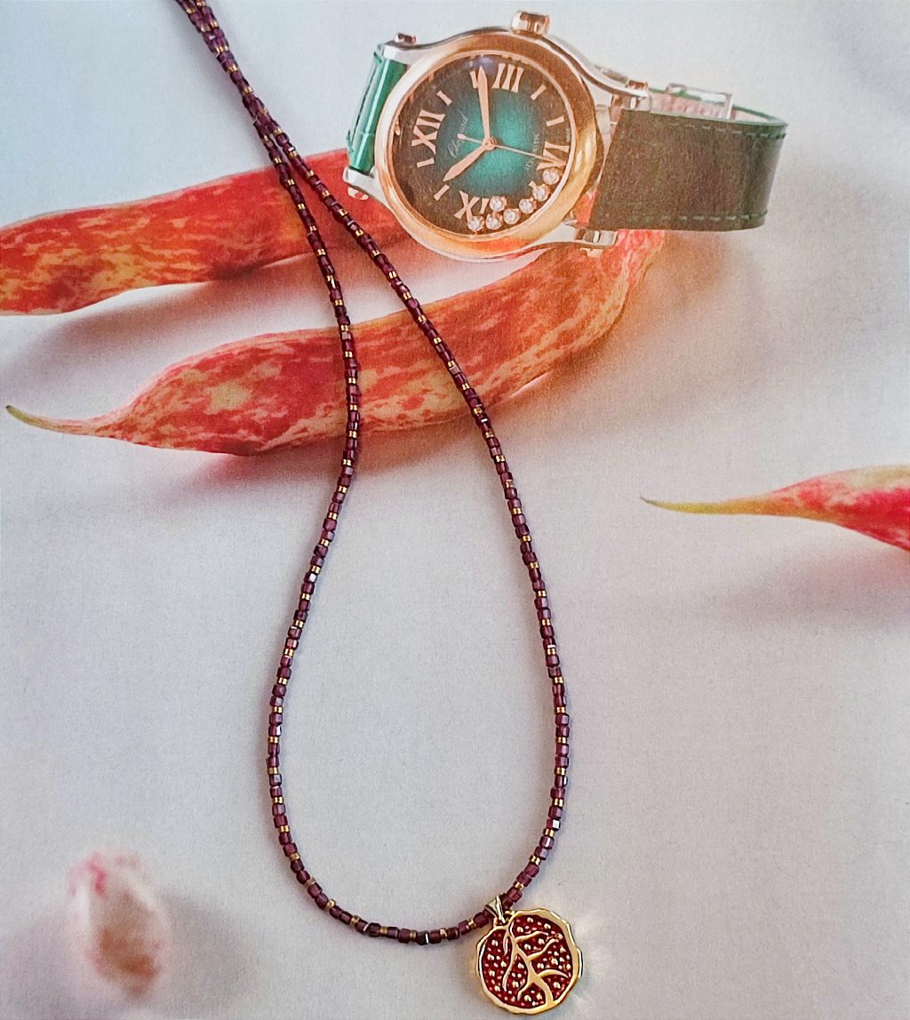 Чокер Гранат