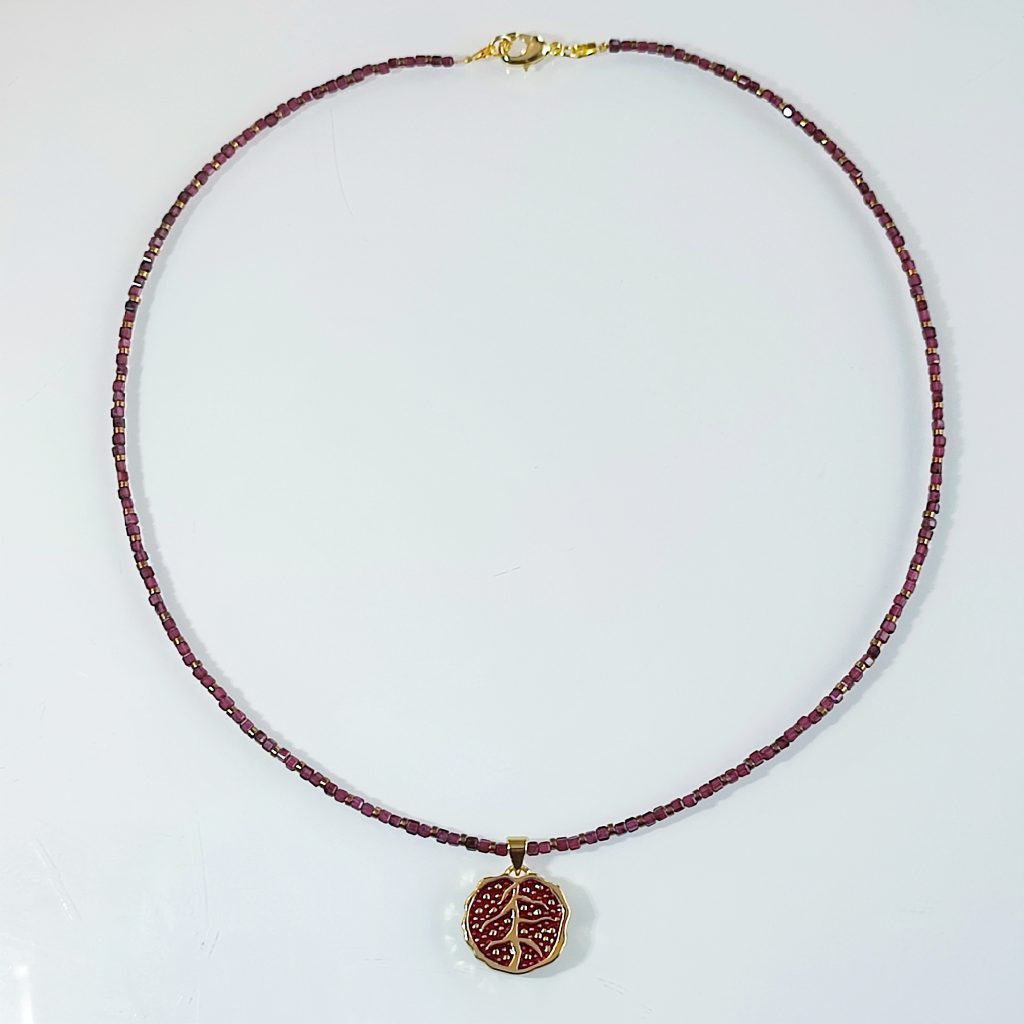 Чокер Гранат