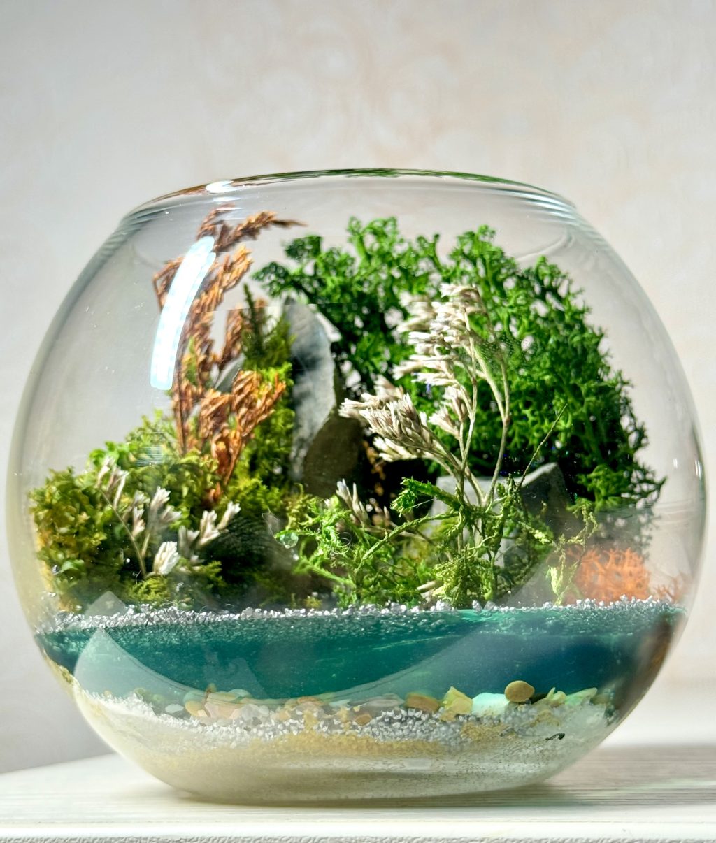 Букет подарок моссариум