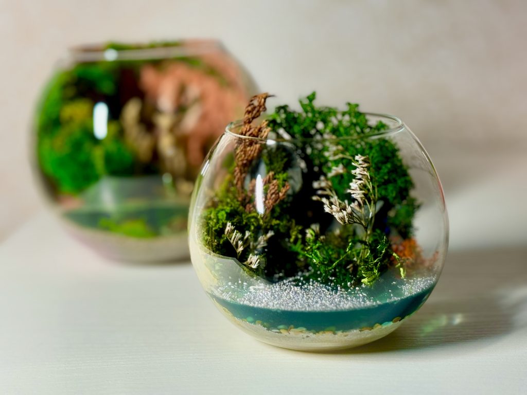 Букет подарок моссариум