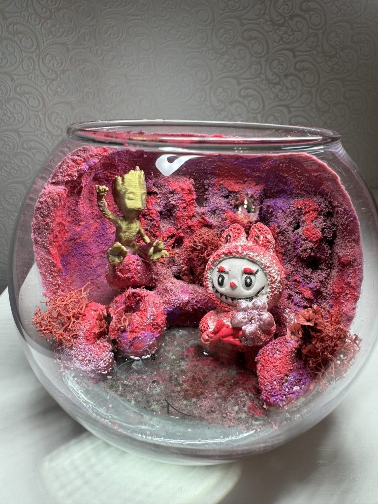 Подарок цветы моссариум