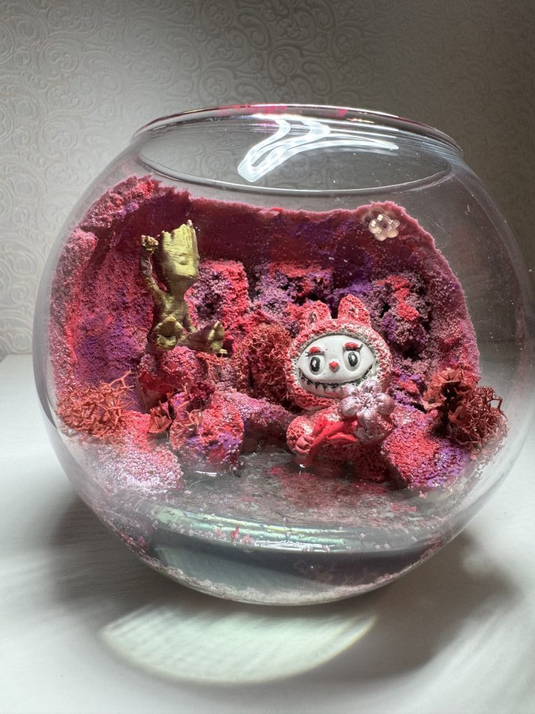 Подарок цветы моссариум