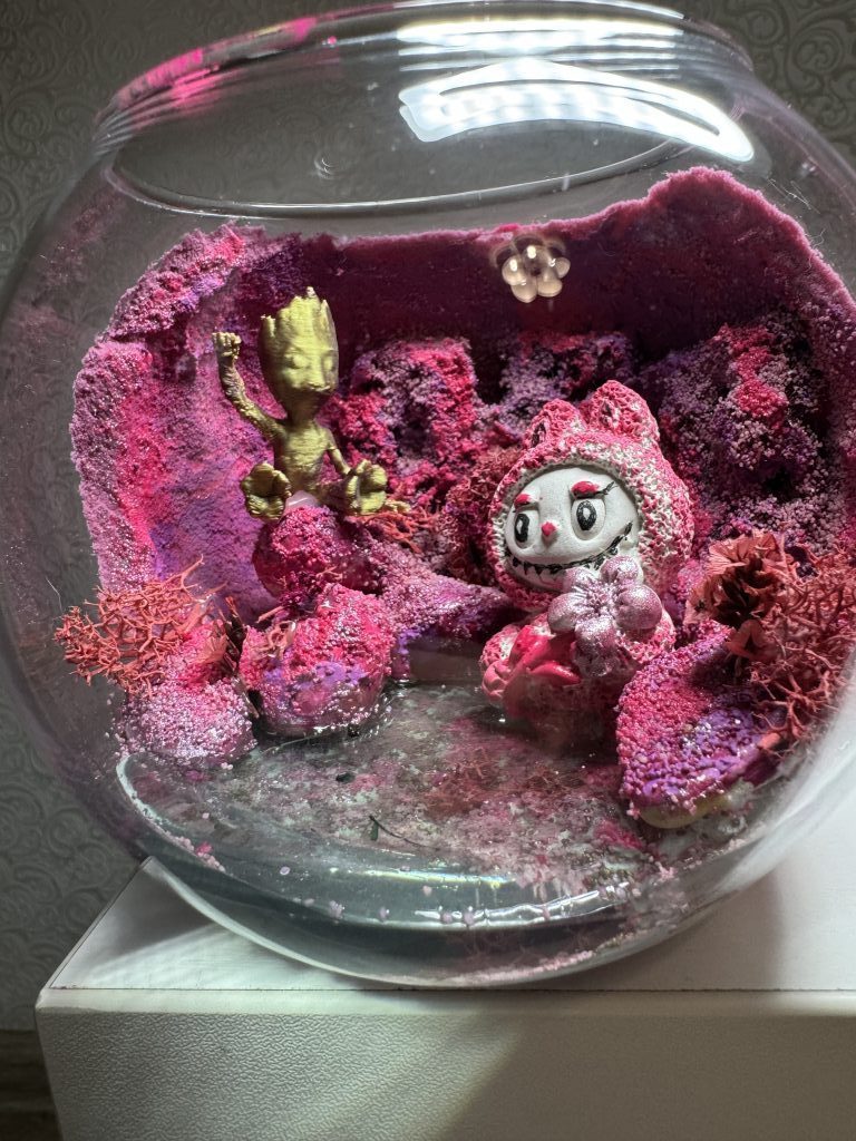 Подарок цветы моссариум