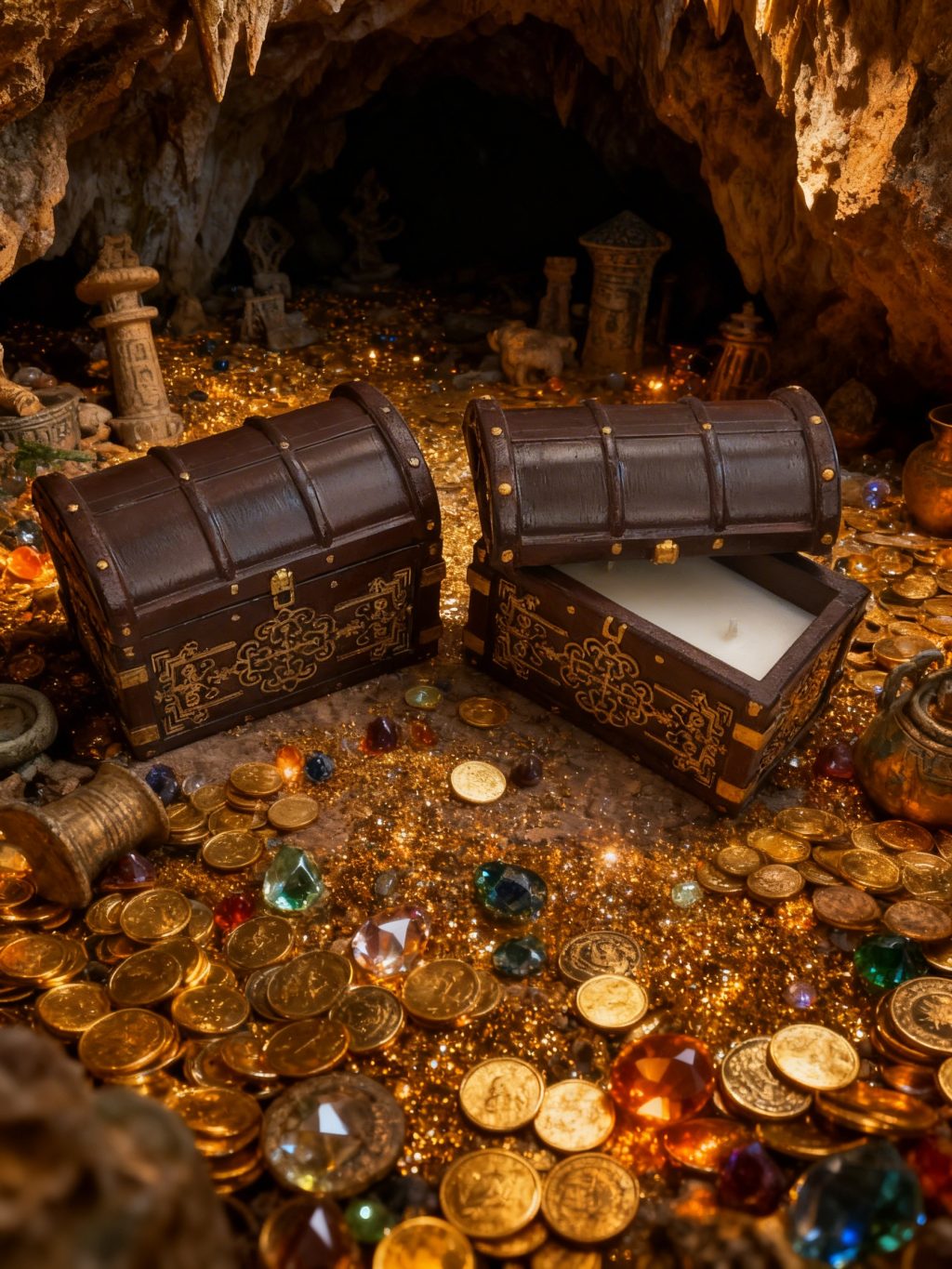 Свеча «Сундук с сокровищами»