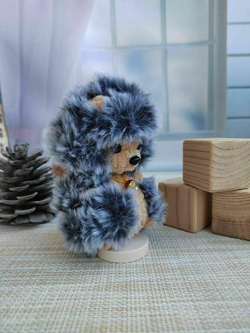 Игрушка Ежик, мягкая игрушка,подвес,брелок