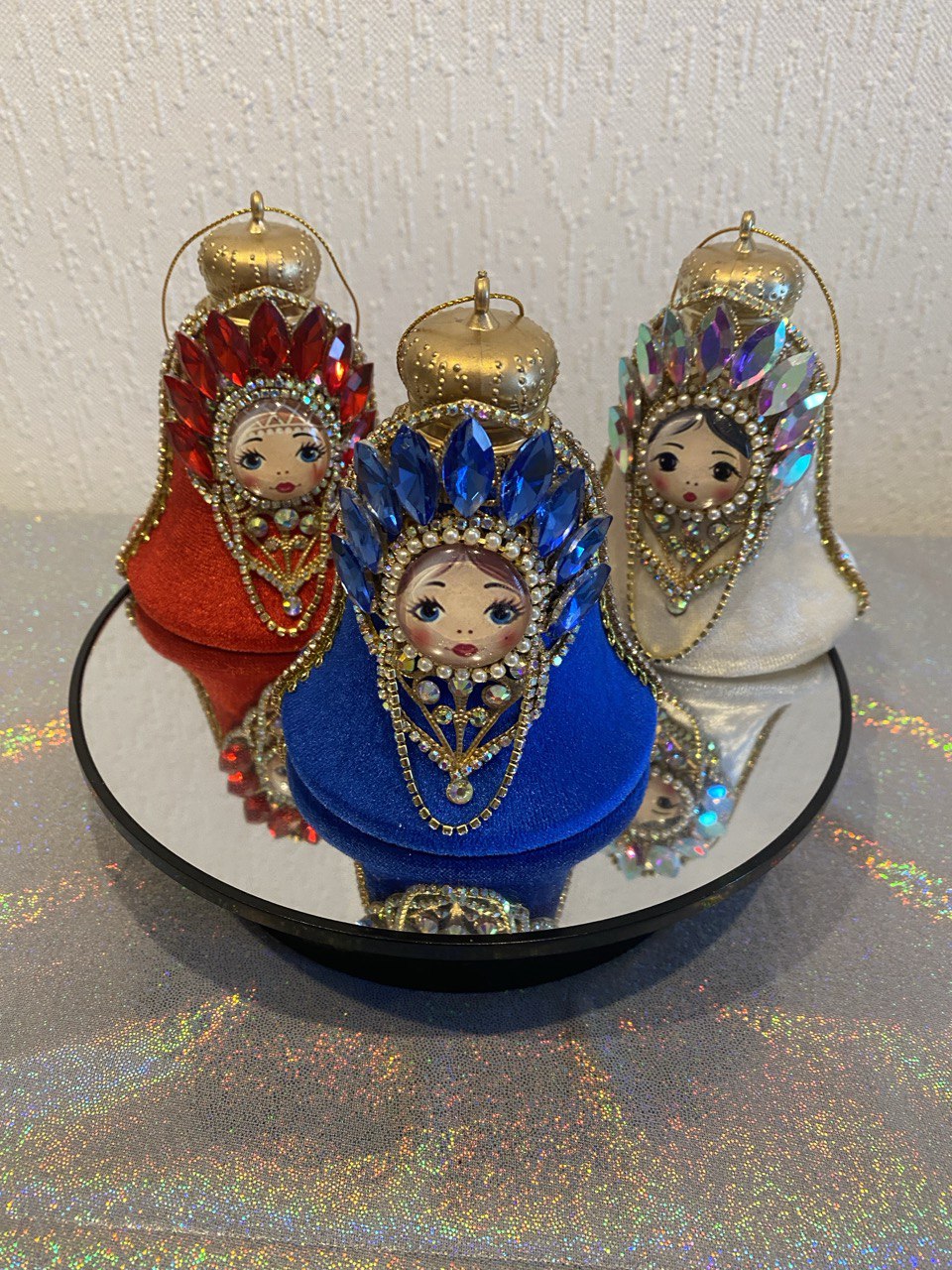 Новогодняя игрушка Матрешка