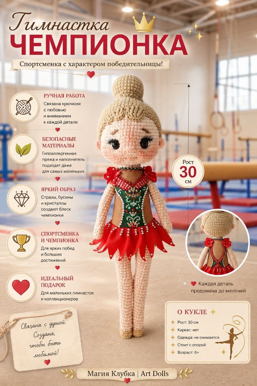 Кукла гимнастка