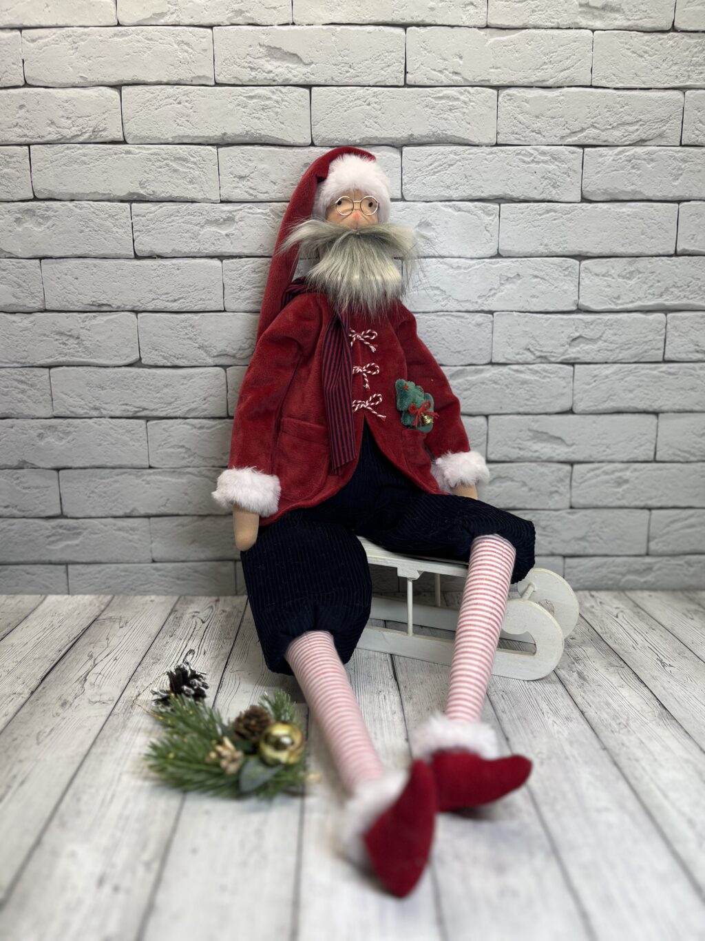 Santa Claus тильда, 63 см