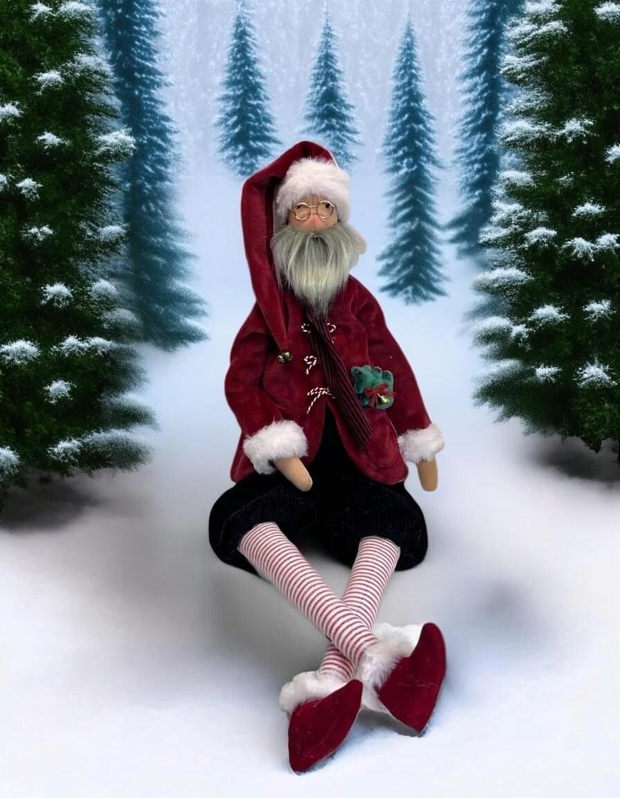 Santa Claus тильда, 63 см