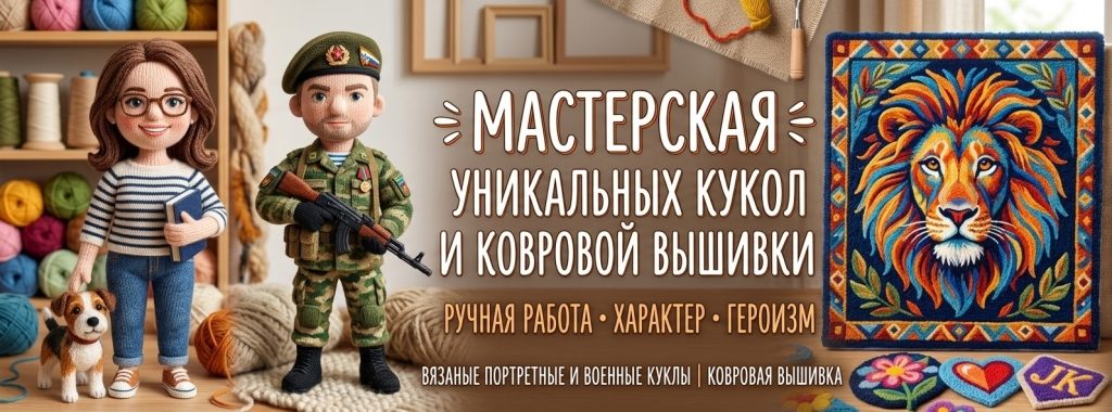 Баннер магазина МАСТЕРСКАЯ С ХАРАКТЕРОМ