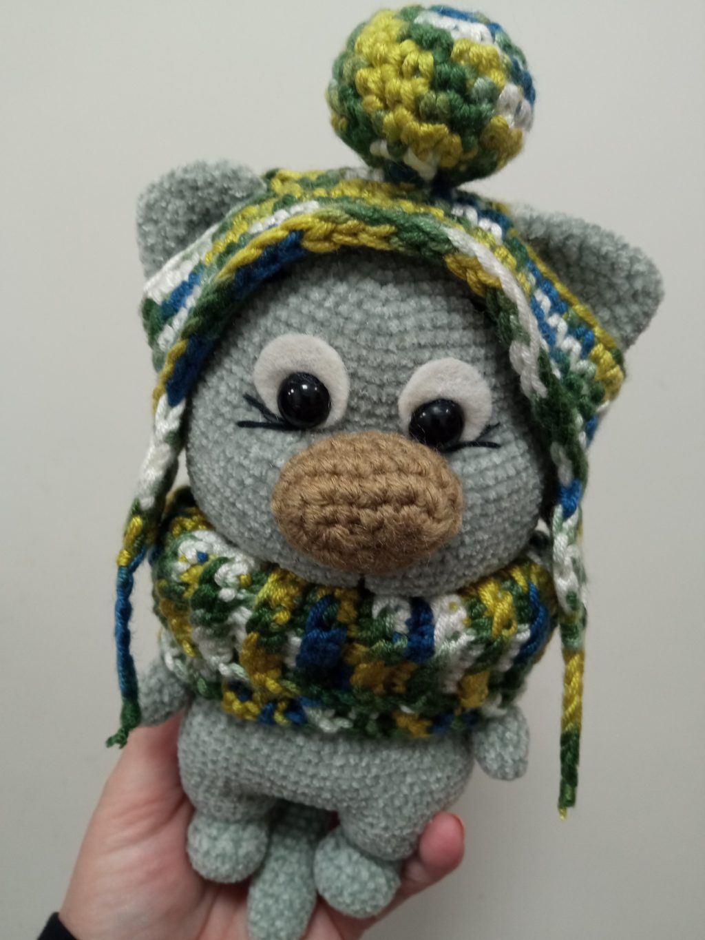 Игрушка «Котенок в шапке