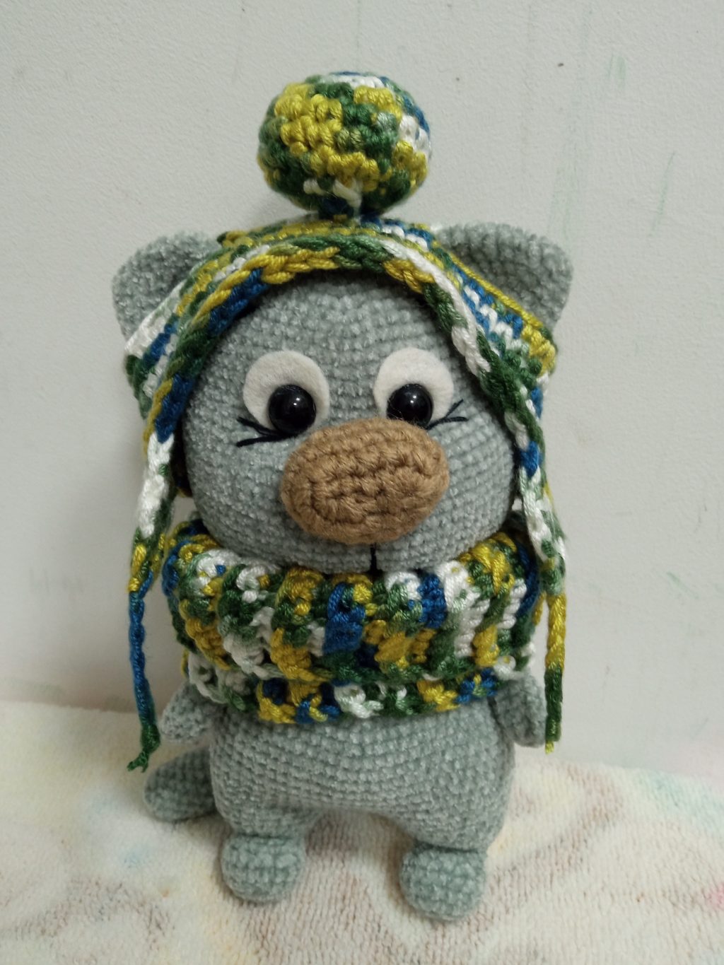 Игрушка «Котенок в шапке