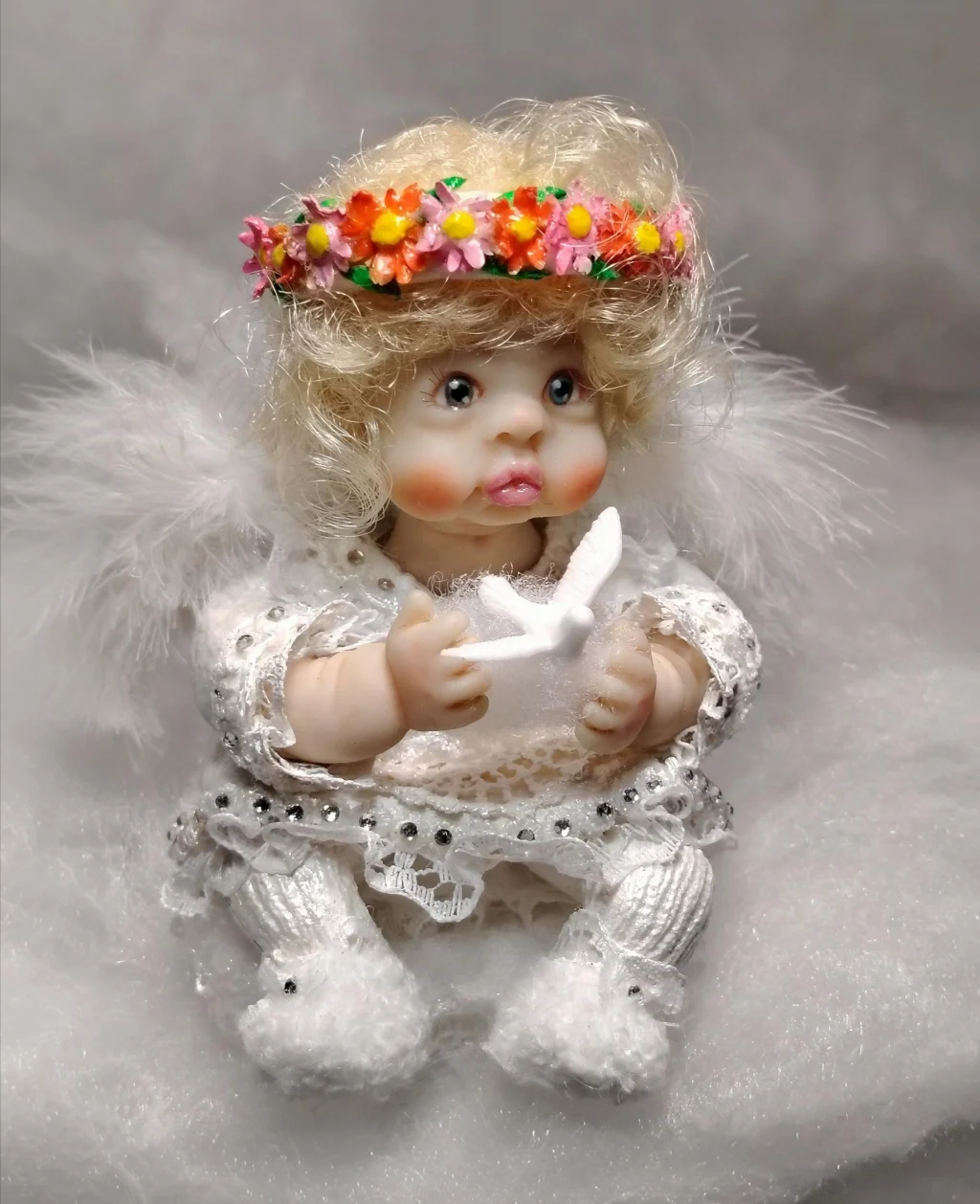 Ватные ёлочные игрушки