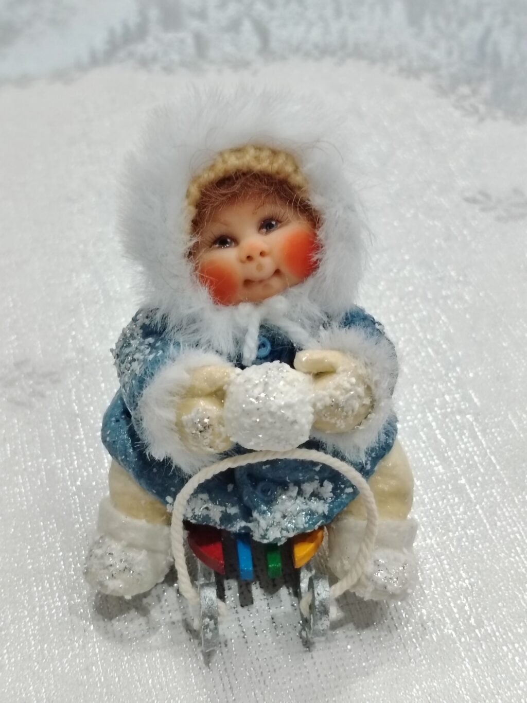 ватные ёлочные игрушки