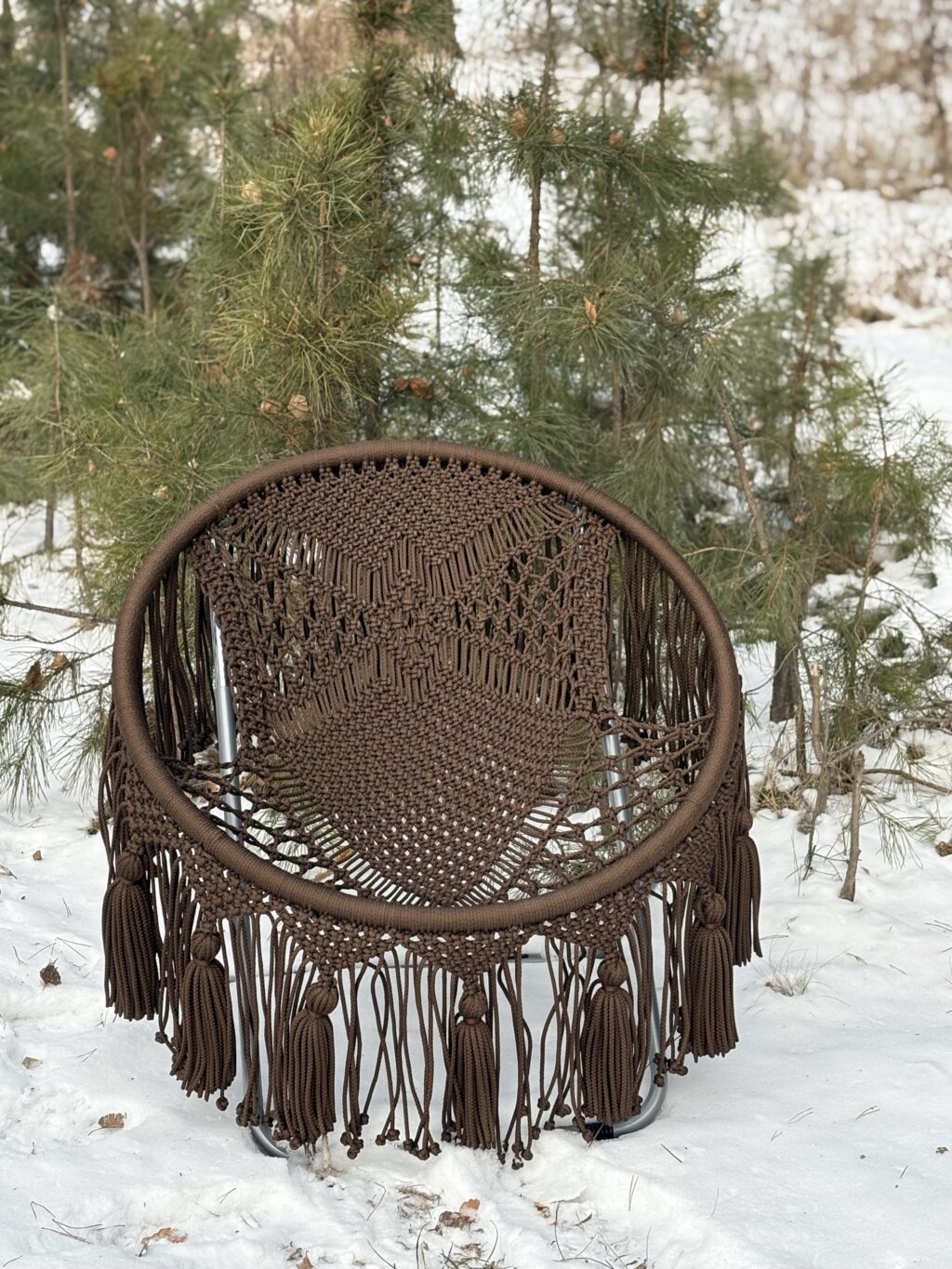 Кресло макраме