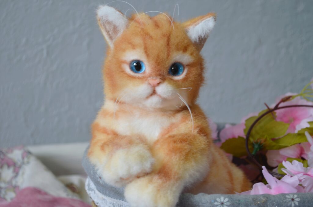 Котёнок ручной работы. Рыжик.