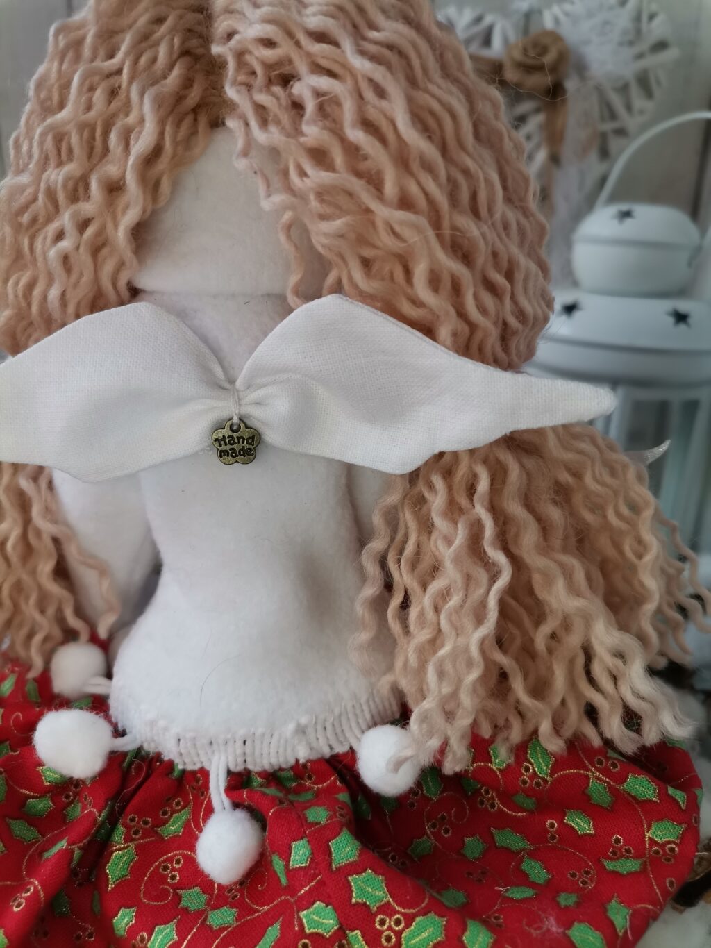 Новогодняя кукла Ангел яркого праздника