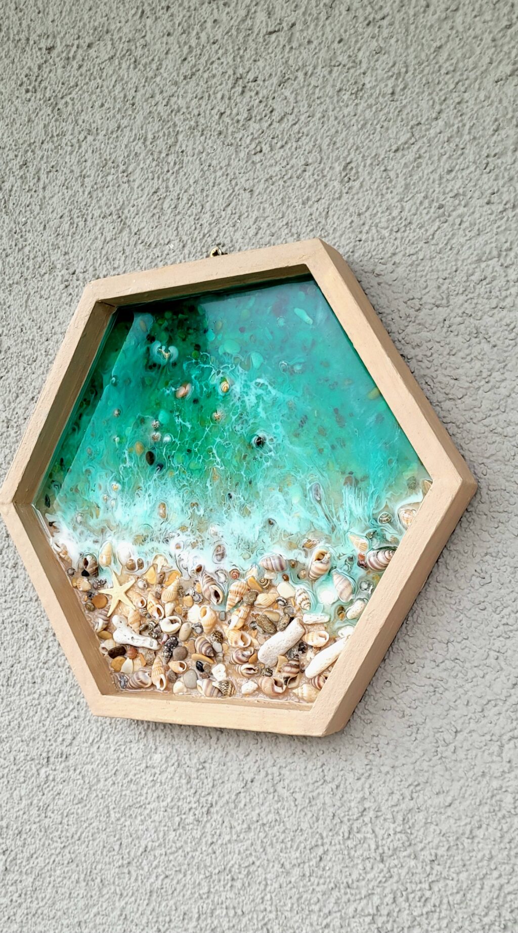Картина «Берег моря» 25*22см из смолы