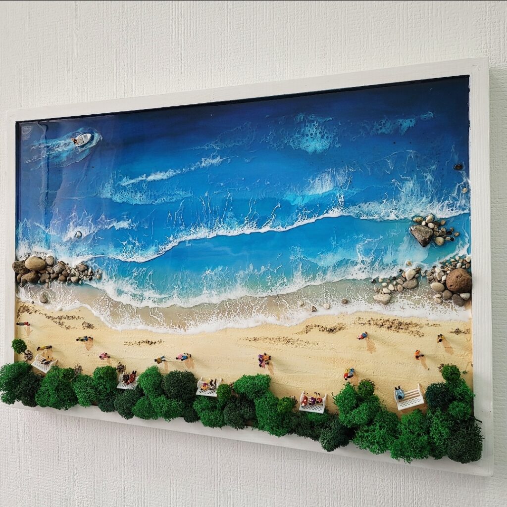 Картина «Море надежд» 60*40см из смолы
