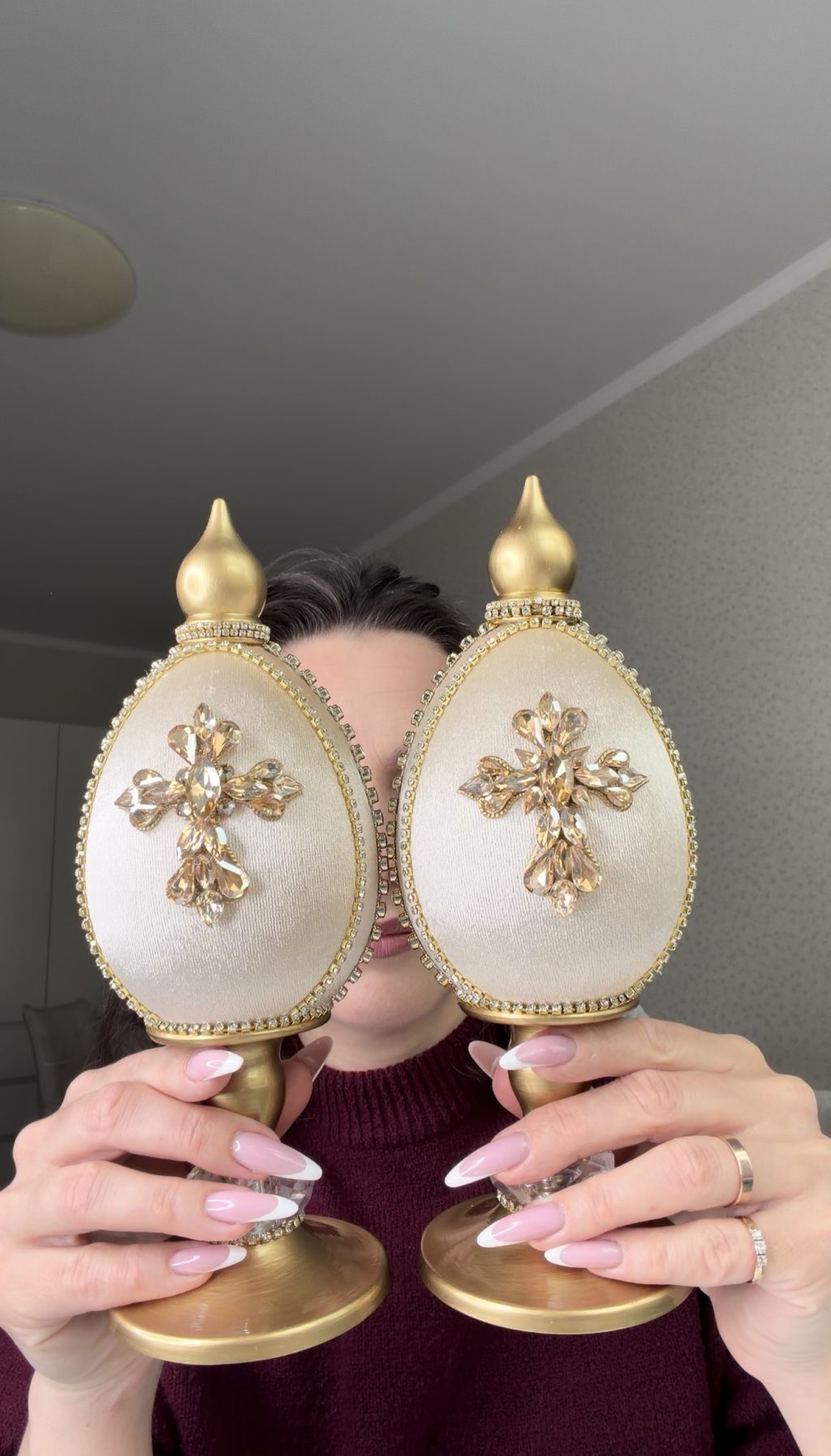 Пасхальное яйцо с ангелом