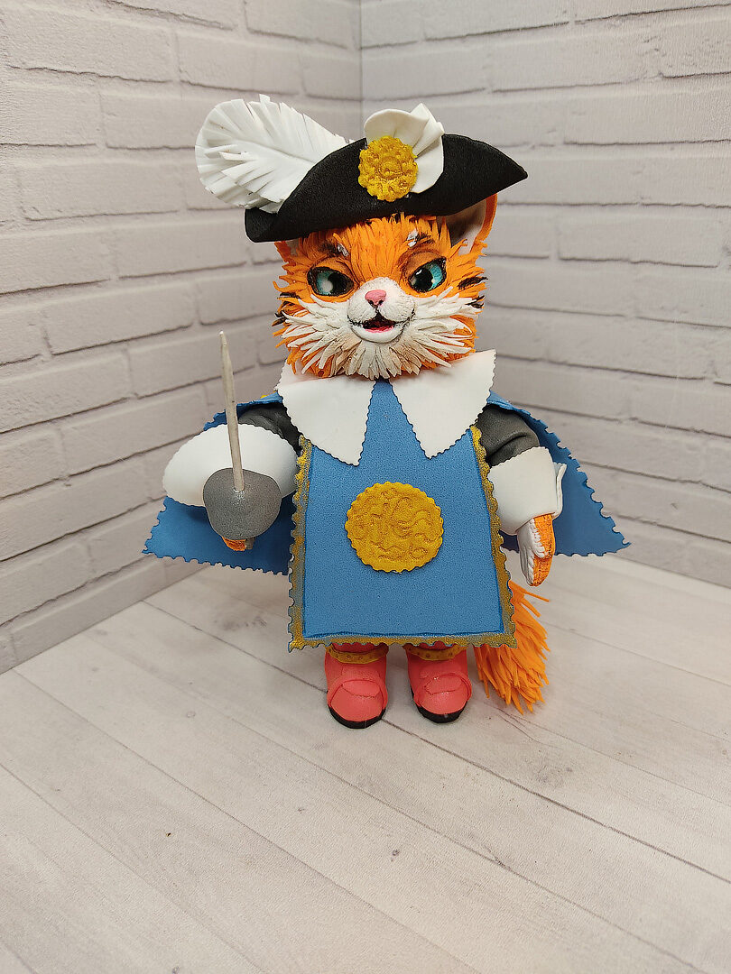 Елочная игрушка «Кот в сапогах»