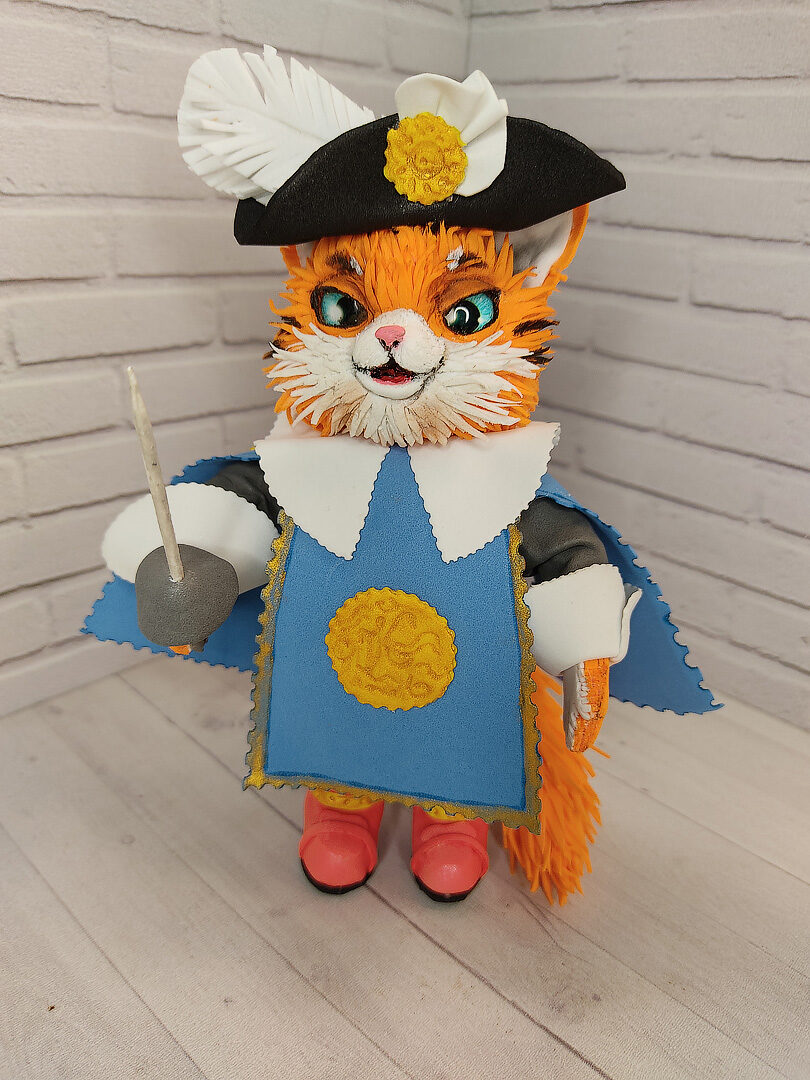 Елочная игрушка «Кот в сапогах»