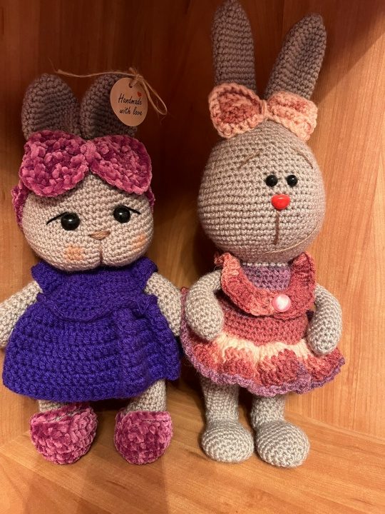 Игрушки из хлопковых ниток