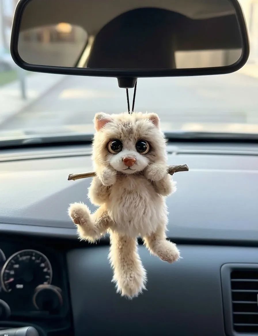 Кот на ветке.