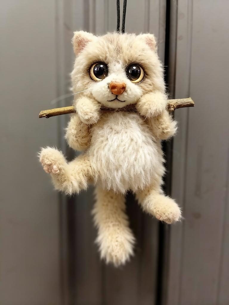 Кот на ветке.