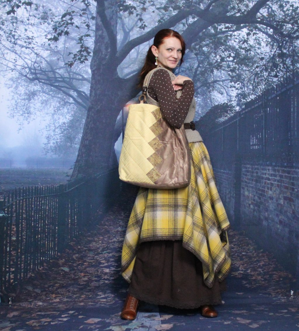 Юбка в стиле бохо. Теплая юбка на зиму