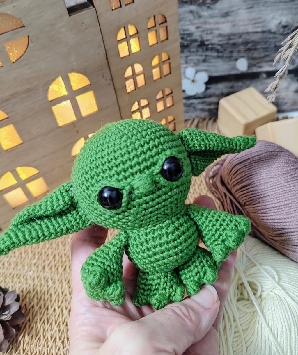 Вязаный малыш Йода Грогу, Baby Yoda