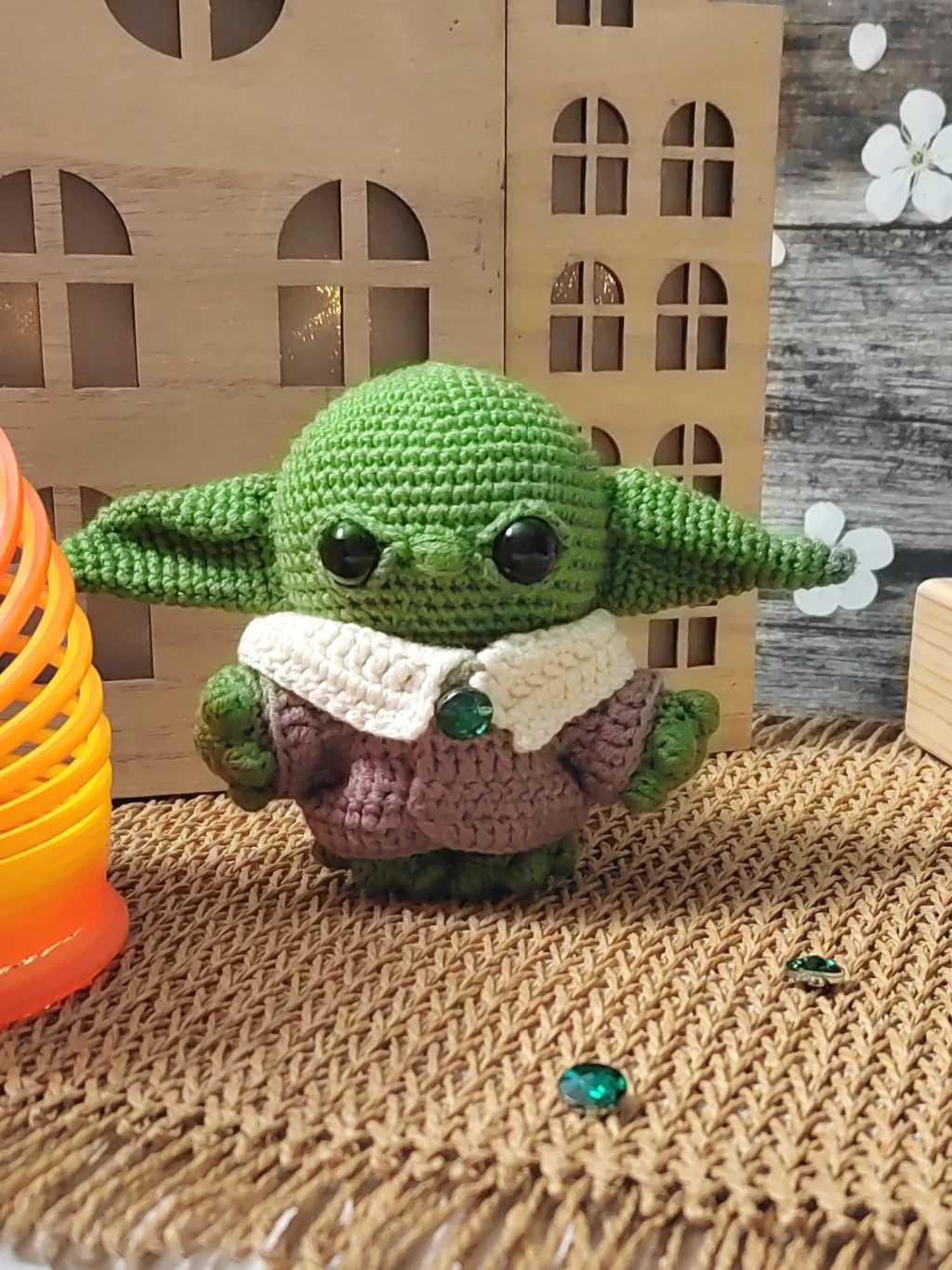Вязаный малыш Йода Грогу, Baby Yoda