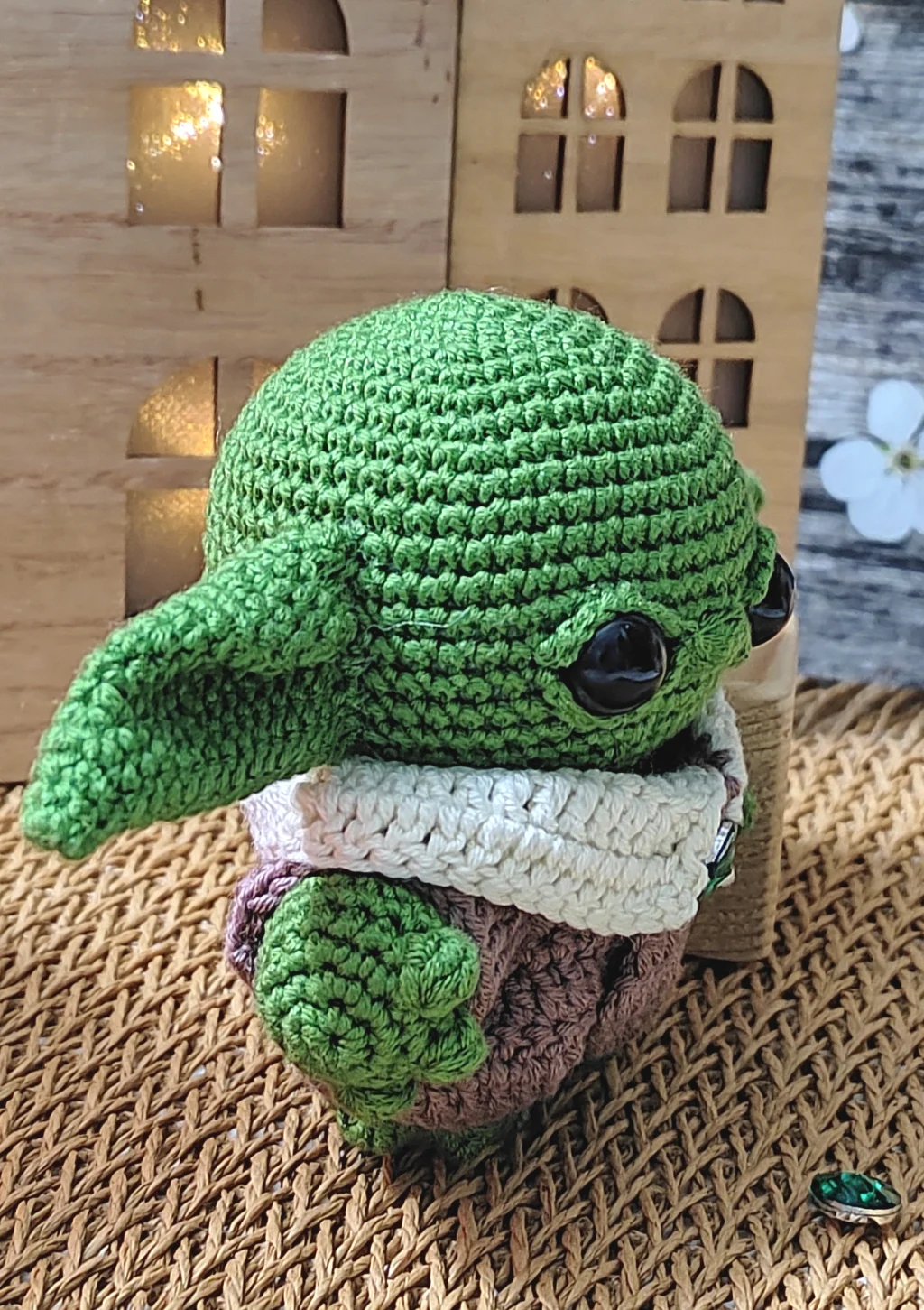 Вязаный малыш Йода Грогу, Baby Yoda