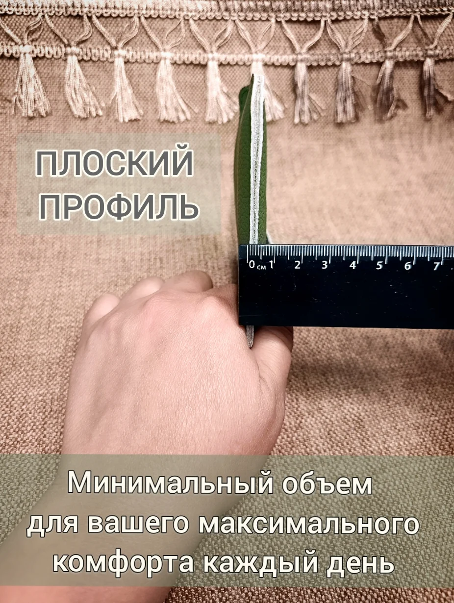 Авторский картхолдер-кошелёк из натуральной кожи премиум-качества
