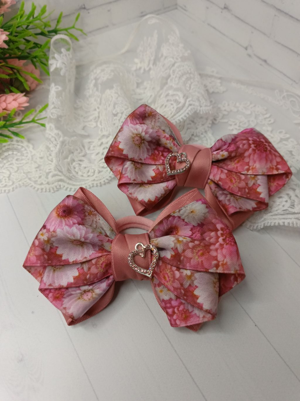 Бантики из хлопка