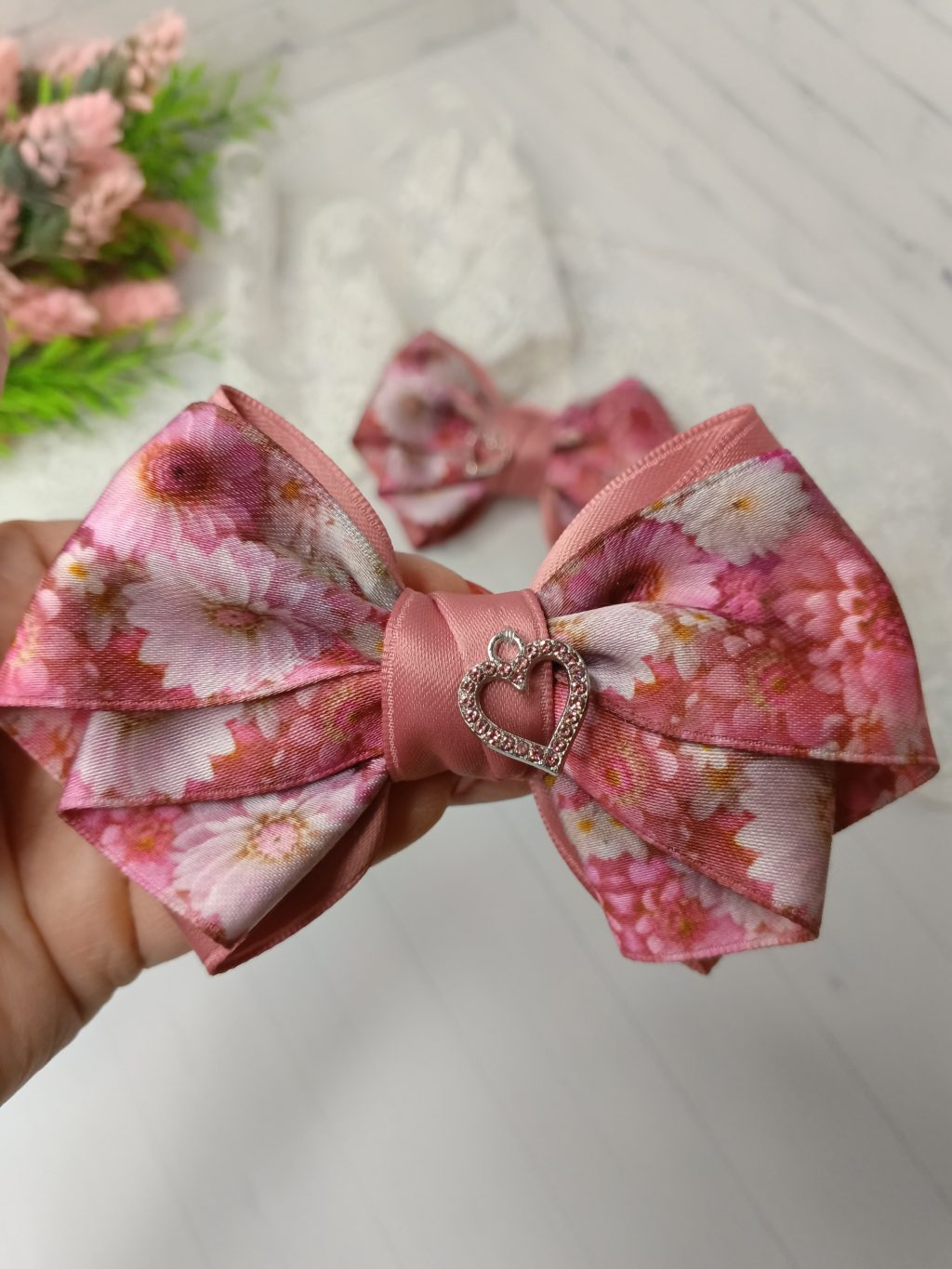 Бантики из хлопка