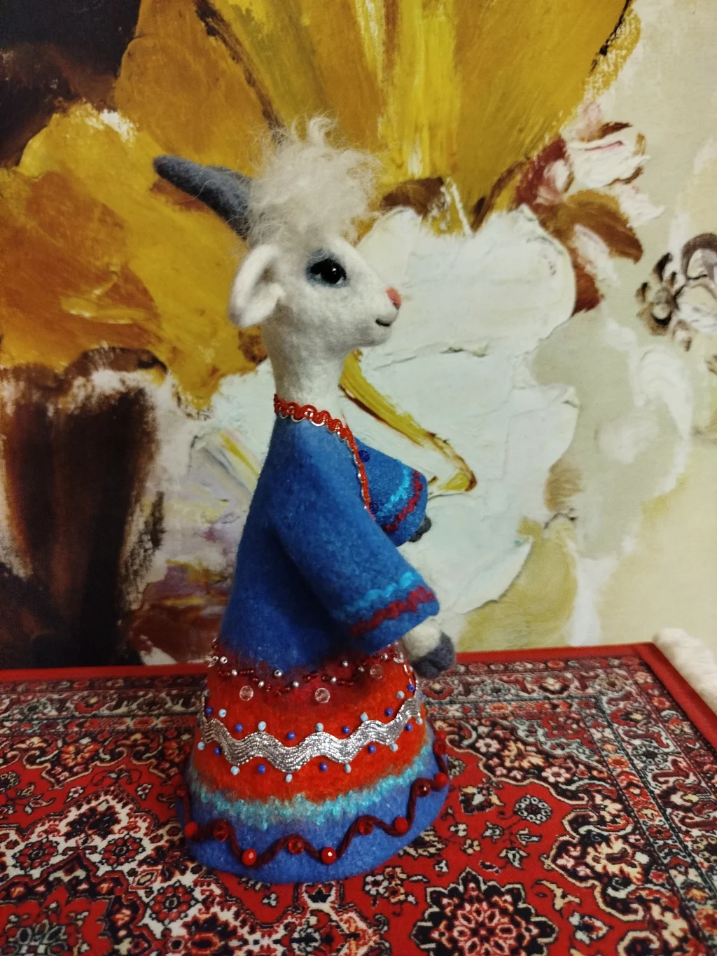 Коза, оберег, игрушка, символ года