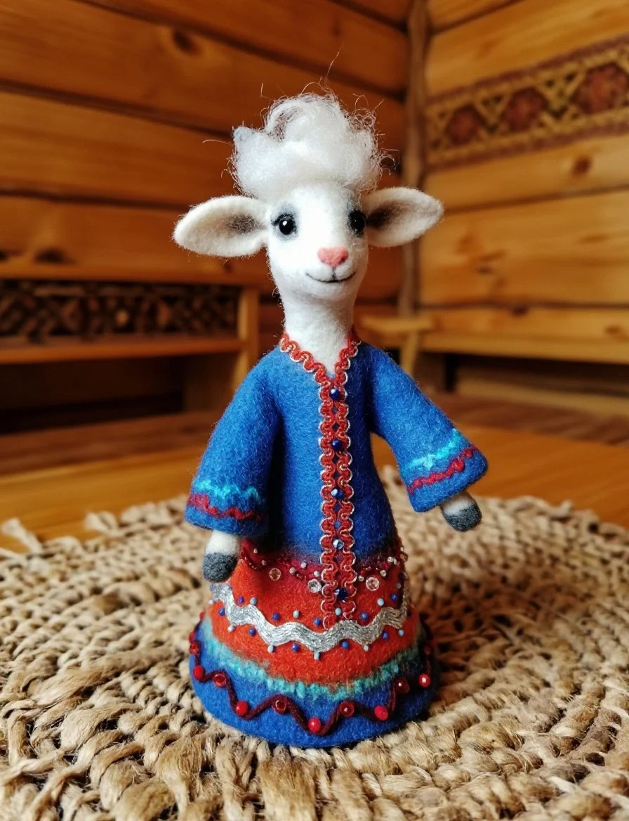 Коза, оберег, игрушка, символ года