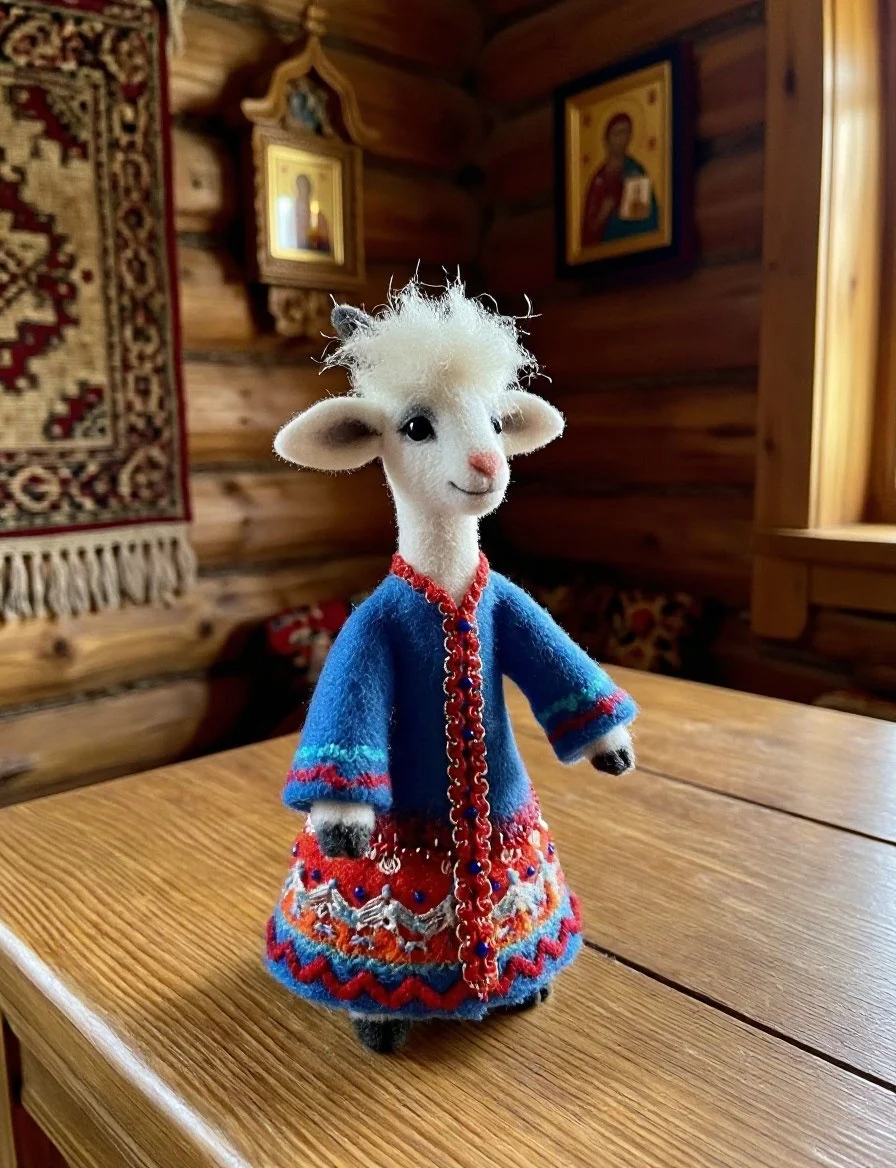 Коза, оберег, игрушка, символ года
