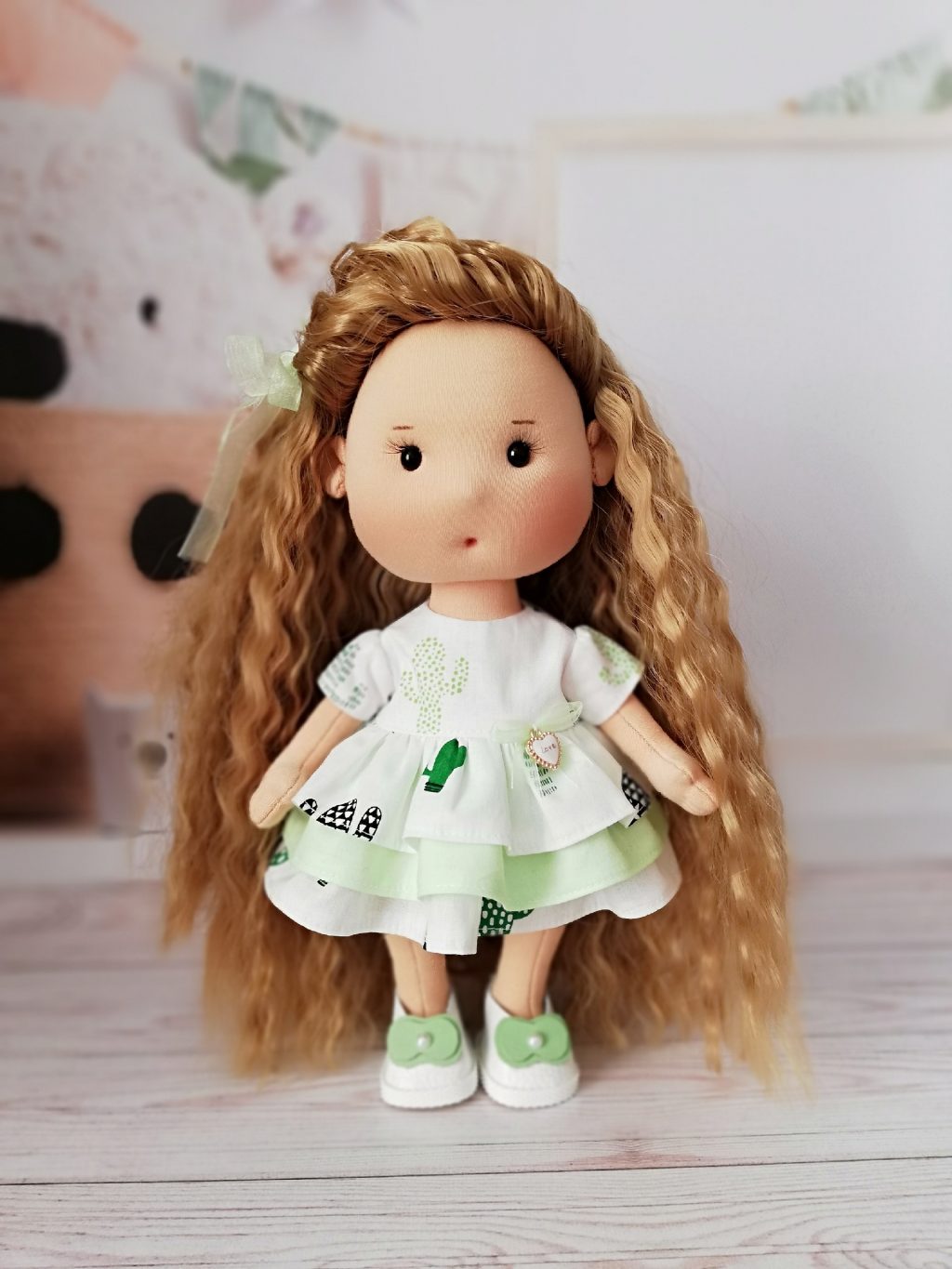 Текстильная кукла «Дашенька»