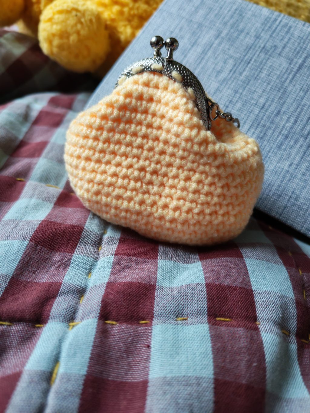 Кошелек монетница Пастельный желтый