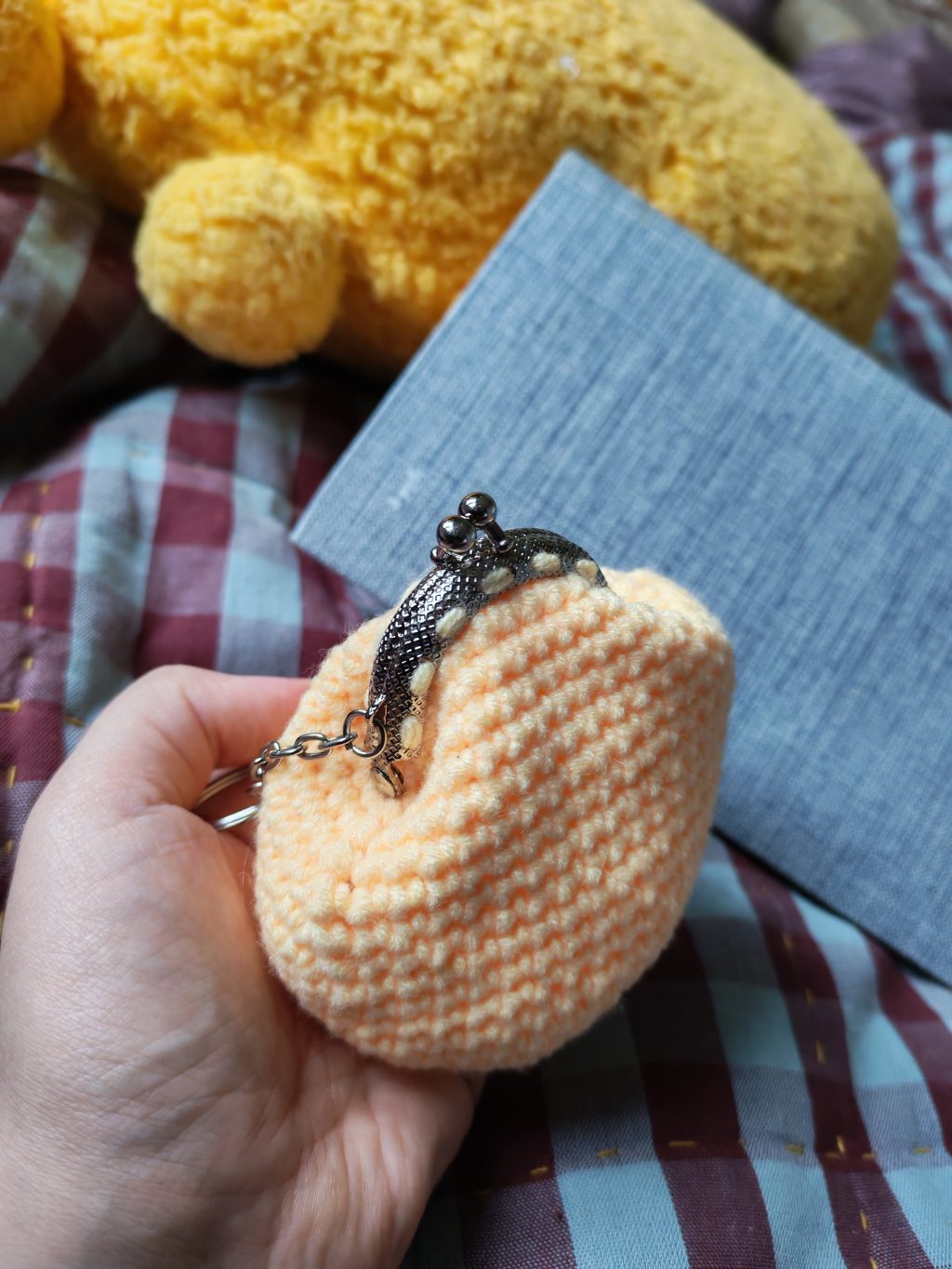 Кошелек монетница Пастельный желтый