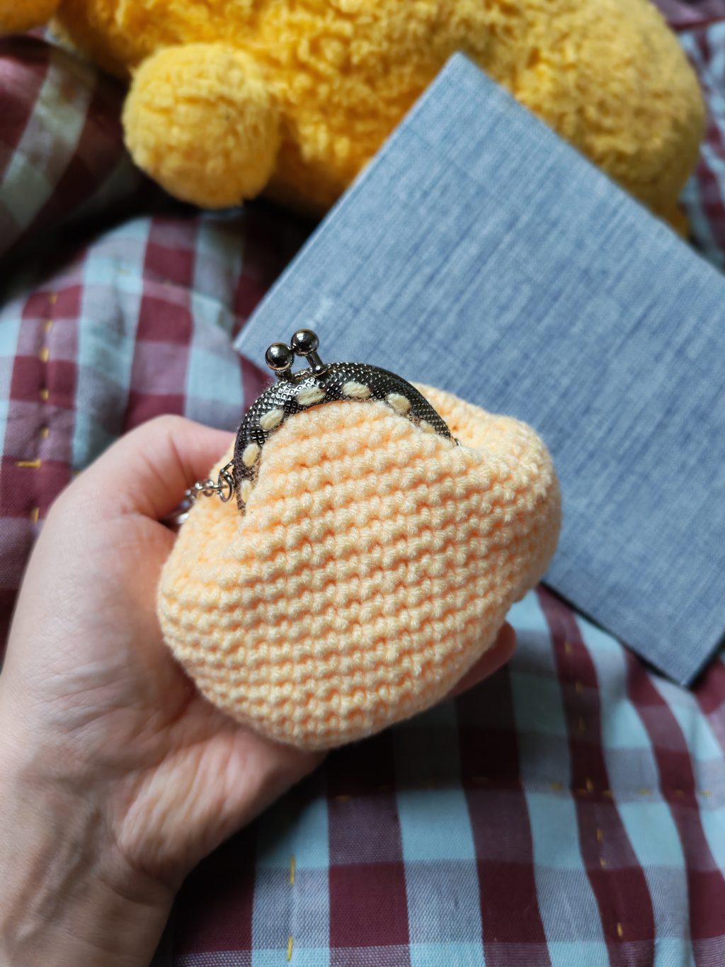 Кошелек монетница Пастельный желтый