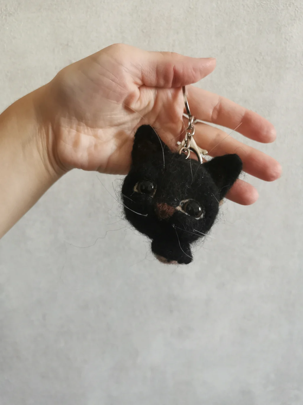 Брелок черный котенок
