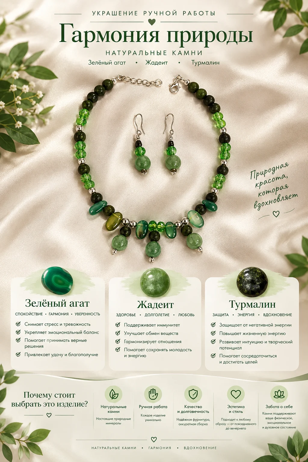 Колье и серьги