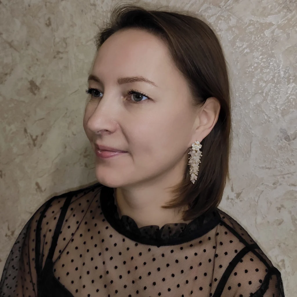 Серьги-грозди с Розовым кварцем